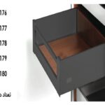 ریل بدنه دار دبل باکس اسلیم اینر 40 کیلوگرم نوک مدادی با فرانت آلومینیوم ارتفاع 192 میلیمتر و عمق 45 سانتی متر فانتونی کد B179