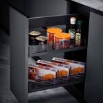 سوپر جا بطری زیر صفحه کریستال دو طبقه متصل به بدنه یونیت عرض 30 فانتونی کد F130