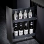 سوپر جا بطری زیر صفحه اسلیم دو طبقه متصل به بدنه یونیت عرض 25 فانتونی کد F525