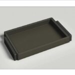 طبقه کشویی چرمی ریلی دارای آرام بند Leka Series سایز 60 یونی هوپر کد WS4173S.60