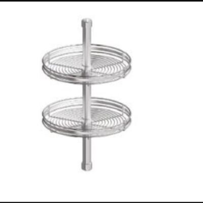 سبد گرد گردان با لوله استیل 70 سانتی متری و پایه آی تک کد N_G1