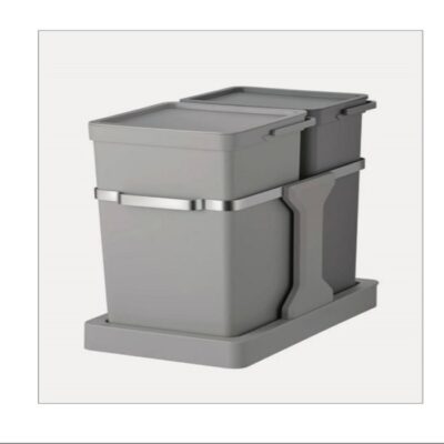 سطل دو قلو زیر سینک ریلی ملونی کد 9176