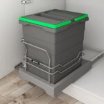 سطل زباله لینکدار اکو  40 لیتری پلاتین کد 3614