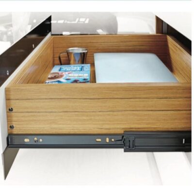 ریل ساچمه ای سه تکه تلسکوپی 45 کیلوگرم P2O مشکی عمق 60 سانتی متر فانتونی کد B367