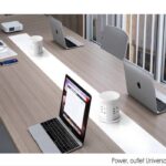 پریز برق لیفت آپ دستی مدل Flip Plug با رنگ مشکی 4 سوکت برق یونیورسال فانتونی کد N374
