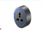 ماژول پریز برق یونیورسال مگنتینگ مدل EasyMag MOD رنگ مشکی مات فانتونی کد N432