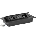 پریز توکار پاپ آپ 2G پلاتین کد 1074_1075