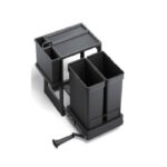سطل چند منظوره توکار متصل به کف دو سطلی فانتونی جهت یونیت عرض 60 سانتیمتر کد Q760