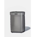 سطل زباله 60 لیتری استیل ضد زنگ هوشمند با قابلیت جداسازی قطعات بدون سطل داخلی HTN کد HTD472-60L